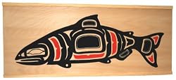 SeaBear Wood Box with Smoked Keta Salmon, 16-Ounce Unit