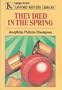 They Died in the Spring (Linford Mystery Library (Large Print))