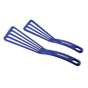 Rachael Ray Nylon Tools 2-Piece Nylon Turner Set, Blue