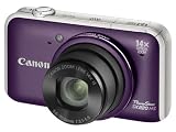 Canon PowerShot SX220 HS Digital Camera - Purple (12.1MP, 14x Optical Zoom)  3.0 inch LCD