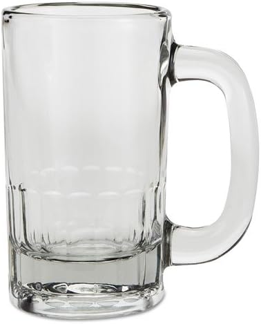 Anchor Classic Beer Mug, Glass, 12 oz, Clear - Includes 24 per case.