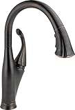 Delta Faucet 9192-AR-DST アディソン シングル ハンドル ウォーター 効率的 プルダウン キッチン 蛇口 アークティック ステンレス(ベネチア ブロンズ)【並行輸入品】+NON