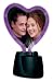 HEART LITE PLASMA PICTURE FRAME WITH BUILT IN SPOTLIGHT