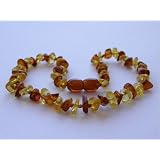 Baltic Amber Baby Teething Necklace - Cognac and Honey Chips