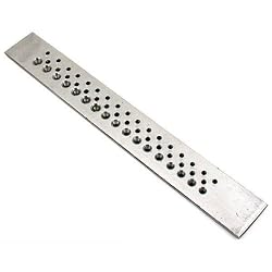 50 Round Hole Drawplate Jewelers Wire Draw Plate Tool