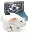 Toy Vault Rabbit Plush with Big Pointy Teeth