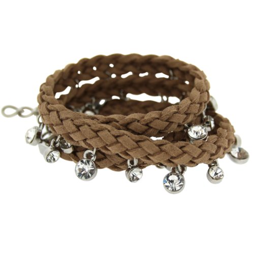 Sweet Deluxe Damen-Wickelarmband/Kette Daisy beige 18-60 cm 00373 Preisvergleich