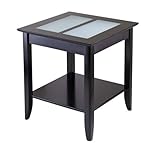 End Table With Frosted Glass