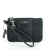 Coach Signature Penelope Wristlet Case Bag for IPOD 42180 Black