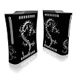 Chrome Dragon Design Xbox 360 Concole Protector Skin Decal Sticker