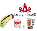 FunFactory Vibrator LAYAspot (Himbeer-Anis) Luxus Paket inkl. Gleitgel & Liebeskugeln