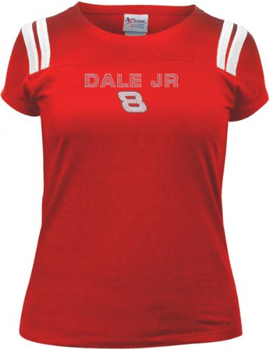Buy Dale Earnhardt Jr Ladies Fan Flare Embellished T-Shirt