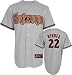 Eric Byrnes Jersey: Adult 2010 Majestic Road Grey Replica #22 Arizona Diamondbacks Jersey