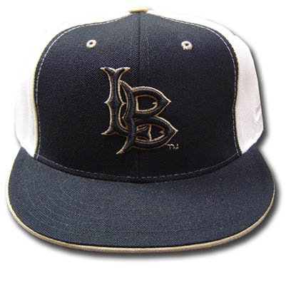 NCAA FITTED CAP HAT FLAT BILL LONG BEACH 49ERS 7 1/4
