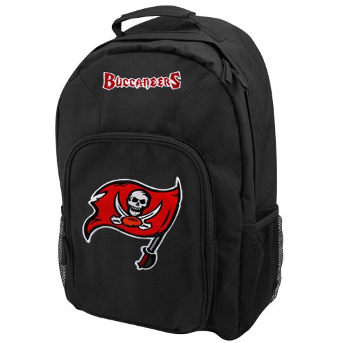 NFL Tampa Bay Buccaneers Southpaw Backpack (Black, Medium)