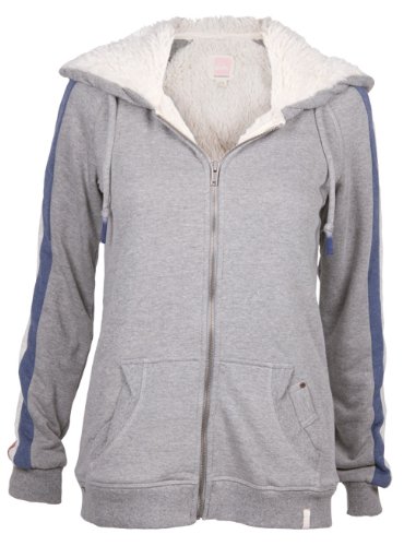 Quicksilver Throwback Hoodie Heather Grey Jr's XS