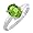 1.80 Ct Oval 9X7mm Green Peridot 925 Sterling Silver Ring