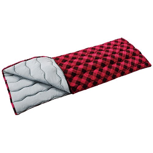 Alpine DESIGN 【アウトドアにNEWカラーテイスト！バッファローチェックアイテム】スリーピングバック800　レッド レッド