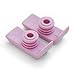 Top Glides TuffSki Walker Ski Glides One Pair (Pink)