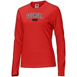 Nike Georgia Bulldogs Red Ladies Classic Arch Long Sleeve T-shirt