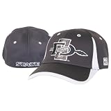 San Diego State University Aztecs Black Flex Fit Hat- OSFM
