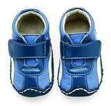 Smaller by See Kai Run Infant/Toddler Mazi Trainer,Two-tone Blue/Cream,12-18 Months (US Toddler 5-5.5 M)