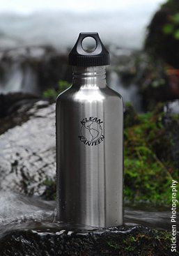 Klean Kanteen Eco Friendly Loop Top Stainless Steel Reusable Water Bottle