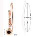 Xinge D3866L-W Women's Rose Gold Tone Roman Numerals Bangle Watch and Bracelet Set