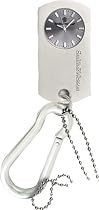 Men&rsquo;s Dog-Tag Watch with Chain and Carabiner - Silvertone