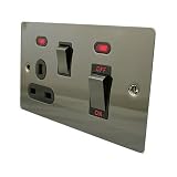 Flat Plate Black Nickel Cooker Switch