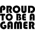 PROUD TO BE A GAMER - Vinyl Decal Sticker 5" RED