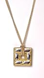 Rachel Leigh Panel Gold Necklace