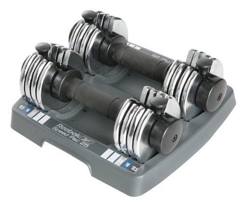 Reebok Speed Pac 25 Adjustable Dumbbell Pair 41sJBJNleXL Reebok Speed Pac 25 Adjustable Dumbbell Pair