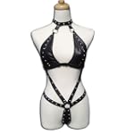 41sJBjzQRzL. SL160 SS150  #1: Lust by Teensy Weensy Womens Fetish Lingerie, Barbarella, Black, Small/Med