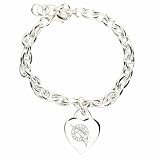 MLB Florida Marlins Heart-Charm Bracelet