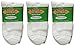 Extra-Wide Medical (Diabetic) Quarter Socks for Men and Women (3 Pack) (11-16 (Men), White)