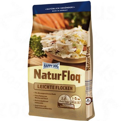 Happy Dog 49186 Hundefutter NaturFloq Leichte Flocken 2,0 kg