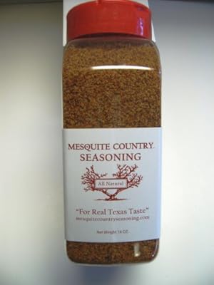 Mesquite Country Seasoning 1 Pound Shaker: The Texas Favorite All-purpose Seasoning and Rub for Grilling Outdoors or Cooking Indoors