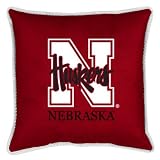 NEBRASKA CORNHUSKERS OFFICIAL TEAM JERSEY TOSS PILLOW