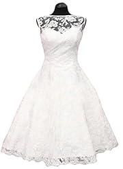 Lace Short Satin Party Dress 