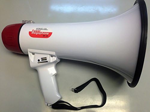 Professional Megaphone/Bullhorn with Siren and Talk 30Watts, with SD and USB readers