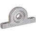 Spyraflo PB0-SR3ZZ 3/16" Inner Diameter, Mounted Miniature Precision Ball Bearing In An Aluminum Housing