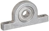 Spyraflo PB0-SR3ZZ 3/16″ Inner Diameter, Mounted Miniature Precision Ball Bearing In An Aluminum Housing