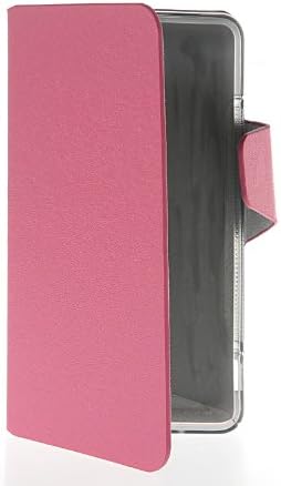 MOONCASE Slim Fit Flip Wallet Card Pouch Stand Leather Case Cover for LG Optimus GK F220K Hotpink