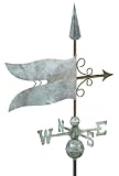 25 &acute; Luxury Blue Verde Banner Weathervane - B003FVGQNG