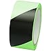 INCOM Manufacturing: "Glow-In-The-Dark" Black Hazard Tape, 2" x 30