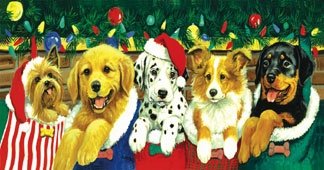 41sJKTK79EL Sunsout Stocking Puppies 500 Piece Jigsaw Puzzle