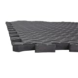 Cap Barbell Equipment Mat Anti-microbial 12-Piece Puzzle Mat (12 X 12 X 1/2-Inch)