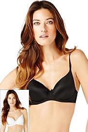 2 Pack Underwired Full Cup T-Shirt A-DD Bras