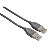 Hama - USB Connecting Cable, A-plug - A-plug, 1.8 m, grey, USB 2.0 tipo A, USB 2.0 tipo A, 1.8 m, Gris